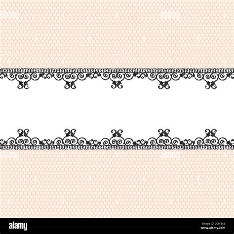 Vintage Lace Border Vector Free