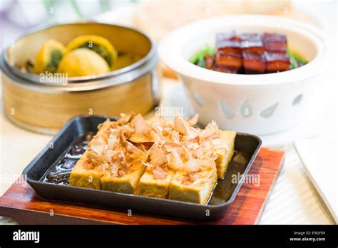 Chinese cuisine tofu Stock Photo - Alamy