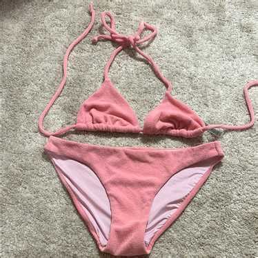Victorias Secret Terry Bikini Set Gem