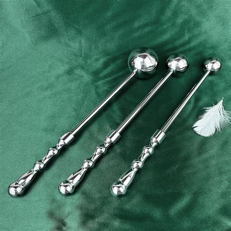 Metal Anal Balls Dildo Butt Plug Anal Plugs Long G Spot Stimulate Wand Massage Stick Mature