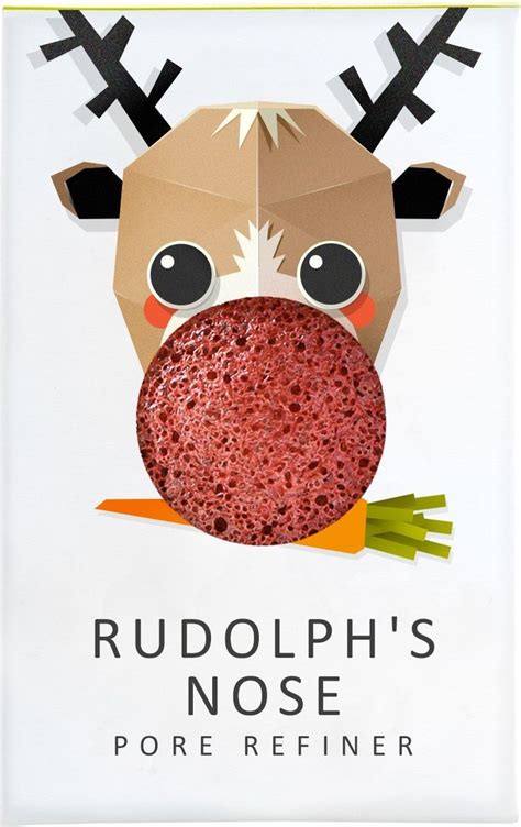 Спонж для лица маленький Christmas Rudolph