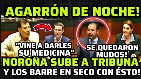 Agarr N Sabroso De Noche Noro A Subio A Tribuna A Darles Su Medicina