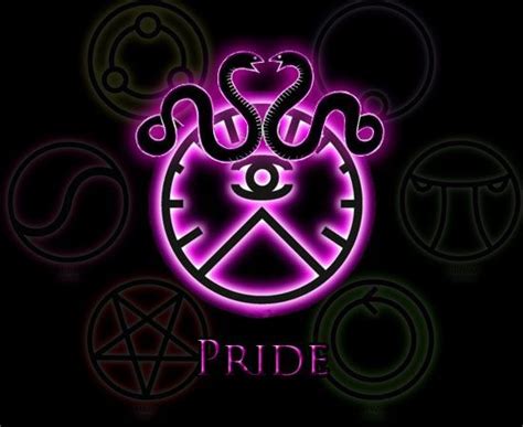 Pride Seven Deadly Sins Symbol