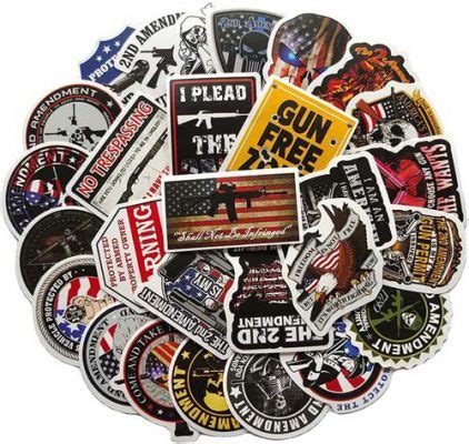 American 2nd Amendment Stickers Wholesale sticker supplier