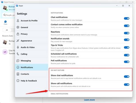 C Mo Activar O Desactivar Las Notificaciones En Skype En Windows