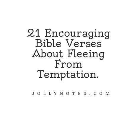 Encouraging Bible Verses About Fleeing From Temptation Daily