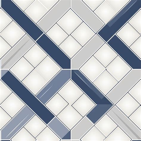 Premium AI Image A Blue And White Tile With A Pattern Of Tiles From