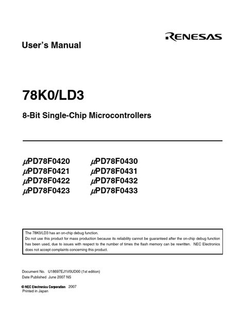 Upd F Microcontrollers Datasheet Distributor Stock And Price