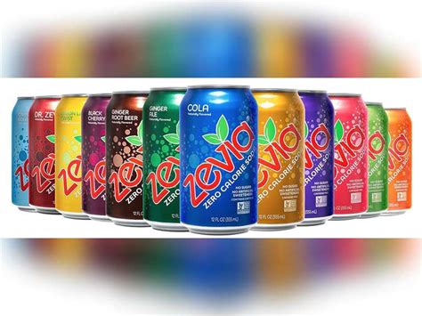 Zevia Zero Calorie Soda Rainbow Variety Pack Ounce Cans Pack Of