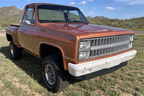 1981 Chevrolet K10 Stepside 44 For Sale On BaT Auctions Closed On