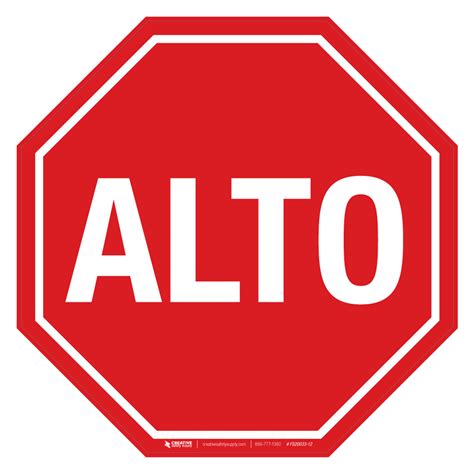 ALTO Floor Sign | Creative Safety Supply