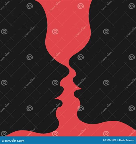 Silhouettes Of Two Lesbian Girls Huging In The Garden Royalty Free