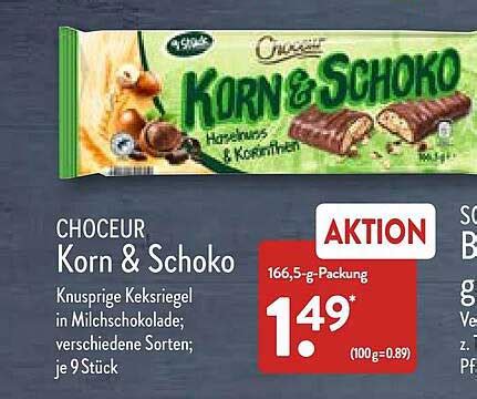 Choceur Korn Schoko Angebot Bei ALDI Nord 1Prospekte De