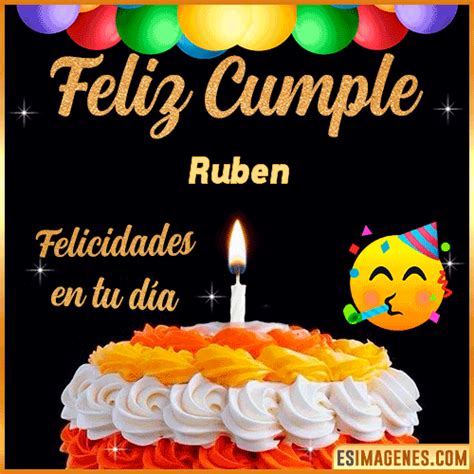 Feliz Cumplea Os Ruben Tarjetas Y