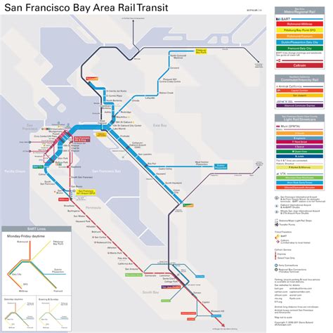 Transit Maps: Unofficial Map: San Francisco Bay Area Rapid Transit, 2011