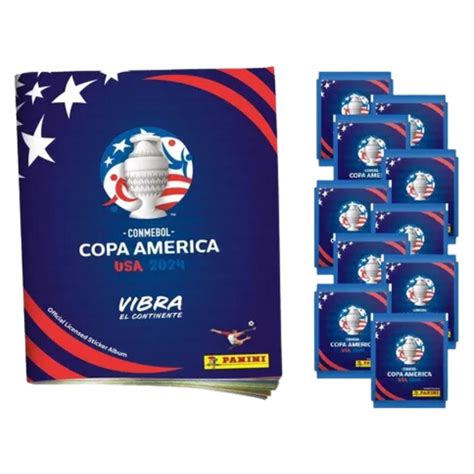 Álbum 10 Sobres Panini Copa América USA 2024 Updown Juegos