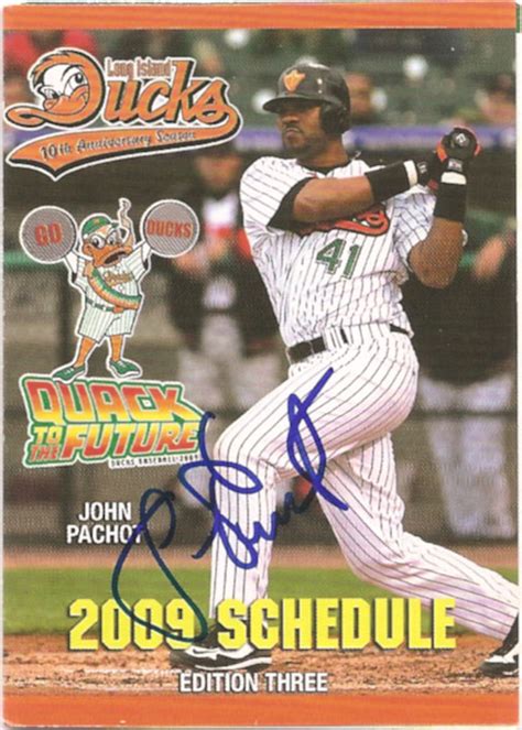 Auto-Matic for the People: 2009 Long Island Ducks Schedule: John Pachot