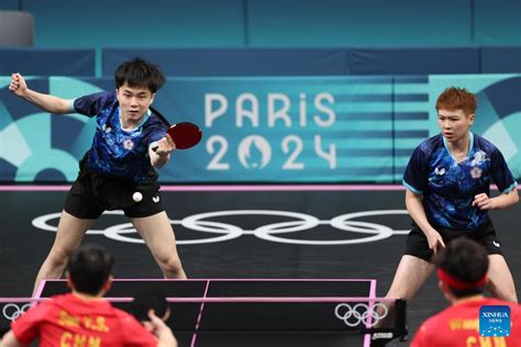 Olympics China S Wang Sun To Reach Table Tennis Mixed Doubles Semis