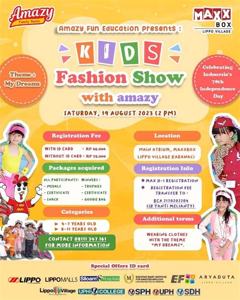 Ramaikan Hari Kemerdekaan Dengan Mengikuti Lomba Fashion Show Amazy