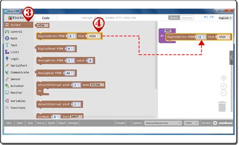 Graphical Programming Kit For Learn Coding With Arduino IDE10 Control