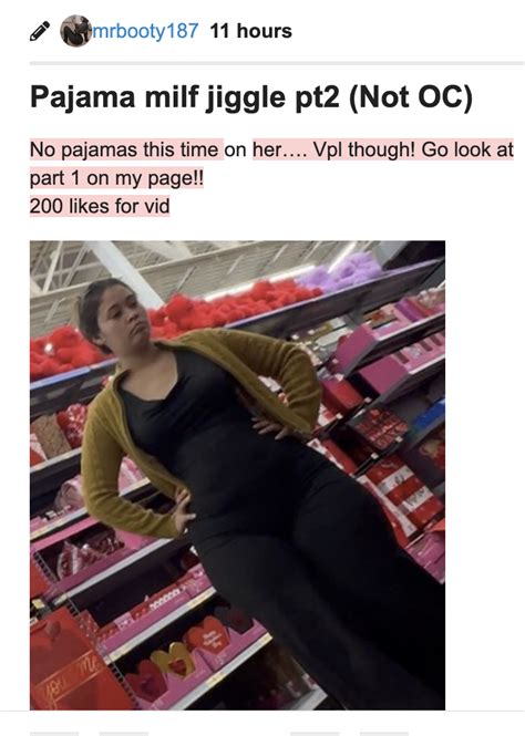 Pajama Milf Jiggle Pt2 Not OC Spandex Leggings Yoga Pants Forum