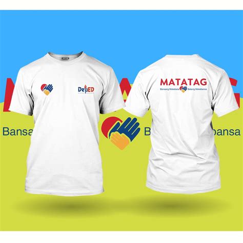 DepEd MATATAG Polo Shirt Alternative Uniform Tshirt For Men Women Polo