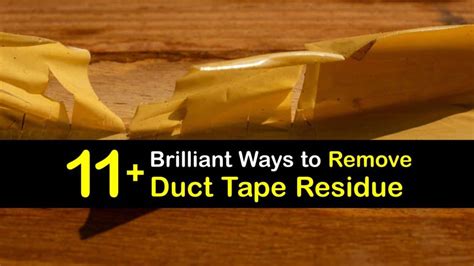 11 Brilliant Ways To Remove Duct Tape Residue