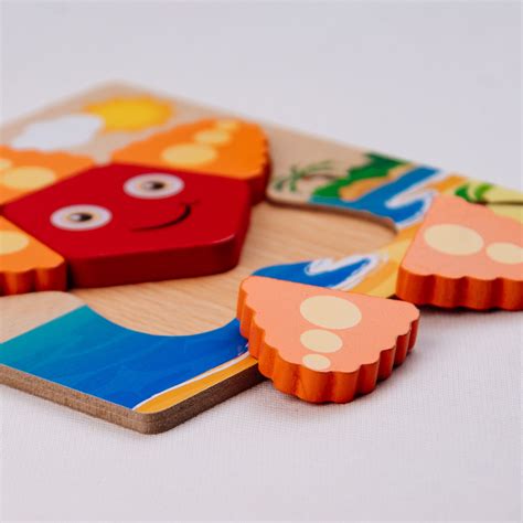 bitsy toys / Wooden toddler puzzles (4 sets)