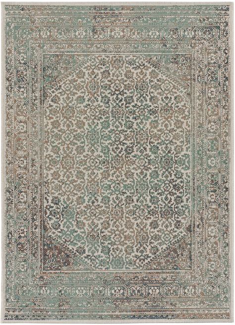 Tapis D Ext Rieur Multicolore De Style Vintage Lucca X Cm