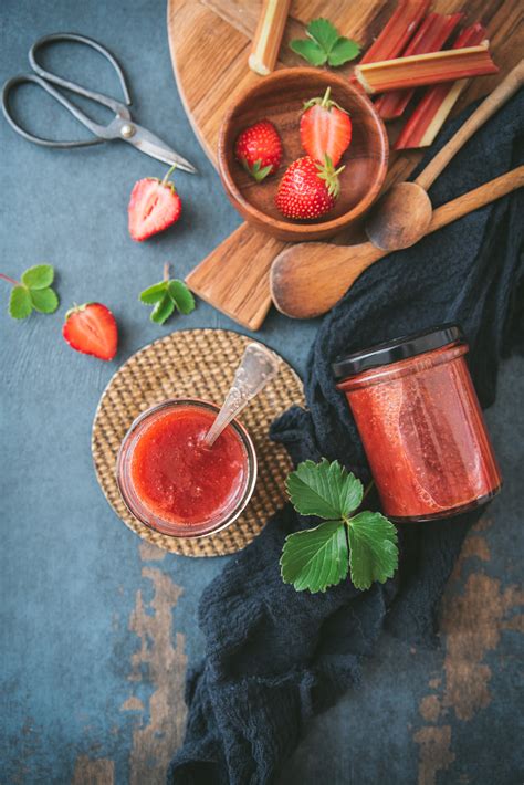 Confiture De Fraise Et Rhubarbe Recette Maison