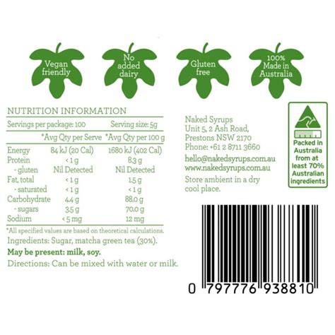 Best Matcha Tea Powder Naked Syrups