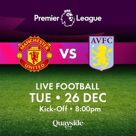 Manchester United Vs Aston Villa 26th December 2023 — Quayside