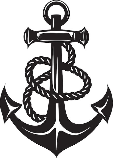 Premium Vector Sailors Legacy Emblem Anchor Rope Vector Graphic