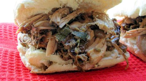 Porchetta - Italian Marketplace Slow Roast Pulled Pork Sandwich Recipe ...