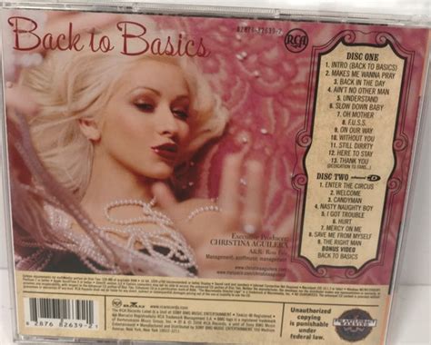 Christina Aguilera Back To Basics Booklet