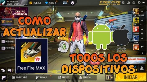 Soluci N Como Actualizar Free Fire Max En Android Ios