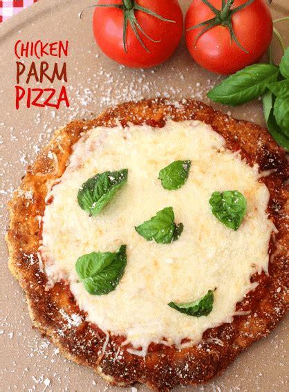 Chicken Parmesan Pizza A Low Carb Pizza Recipe