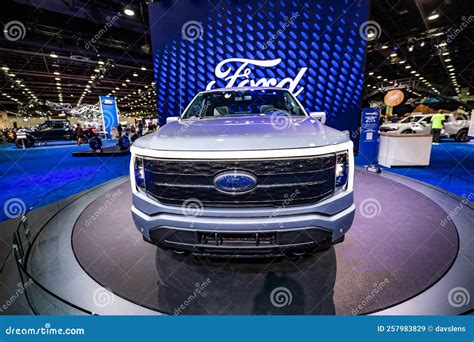 Ford F150 Electric Truck Editorial Photo | CartoonDealer.com #257983829