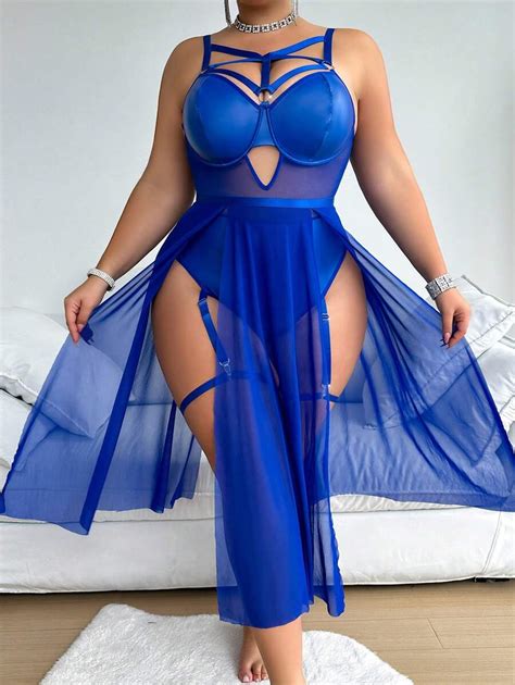 Plus Size Women S Sexy Lingerie Set SHEIN USA