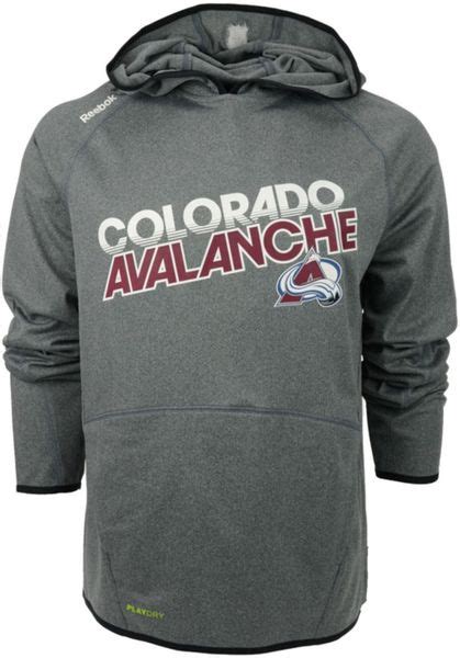 Reebok Colorado Avalanche Nhl Center Fusion Hoodie In Gray For Men