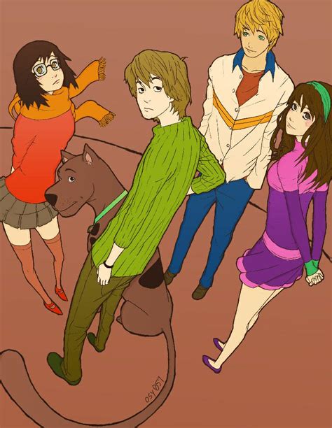 Scooby Doo Cartoon As Anime Anime Anime Version