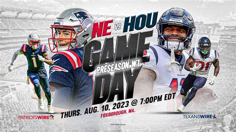 Patriots vs Texans 2023 live stream: Time, TV schedule and how to watch ...