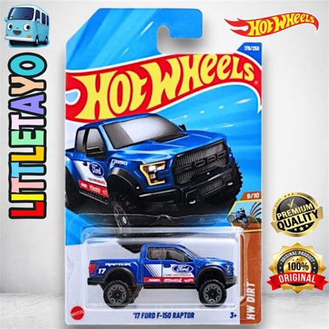 Jual Hot Wheels 17 Ford F 150 Raptor Biru Jeep Off Road Shopee Indonesia