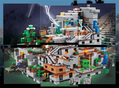 Brickfinder - LEGO Minecraft The Mountain Cave Fully Revealed