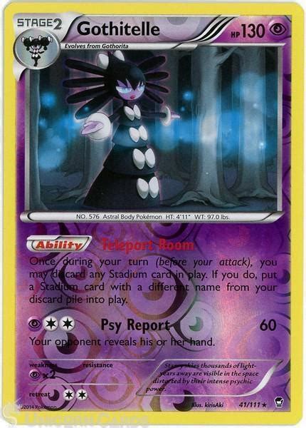 Furious Fists 41 111 Gothitelle Reverse Holo Pokemon Card Unicorn