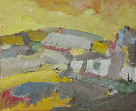 Paysage Jaune Peinture Huile Sur Toile De Assoumov Artiste Art