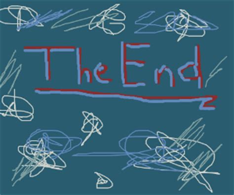 The end ft. blue and red blur - Drawception