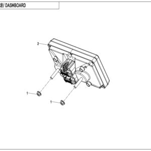 Diagram Cfmoto Uforce Dashboard F Cfmoto Usa Parts