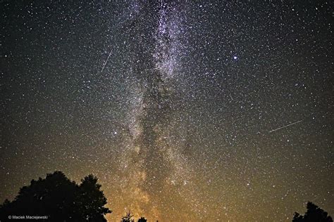 Perseidy Ju Dzi Noc Spadaj Cych Gwiazd O Kt Rej Godzinie