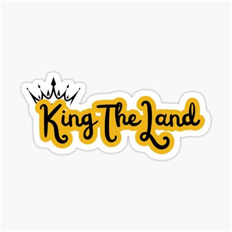 "King the Land" Sticker for Sale by selvashop | Redbubble